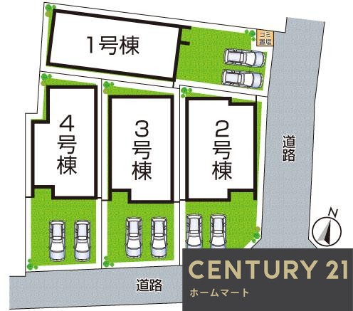 新築戸建 一戸建て島２（沢良宜駅） 4480万円～4680万円の詳細情報 大阪府茨木市島２ 写真11 センチュリー21ホームマート