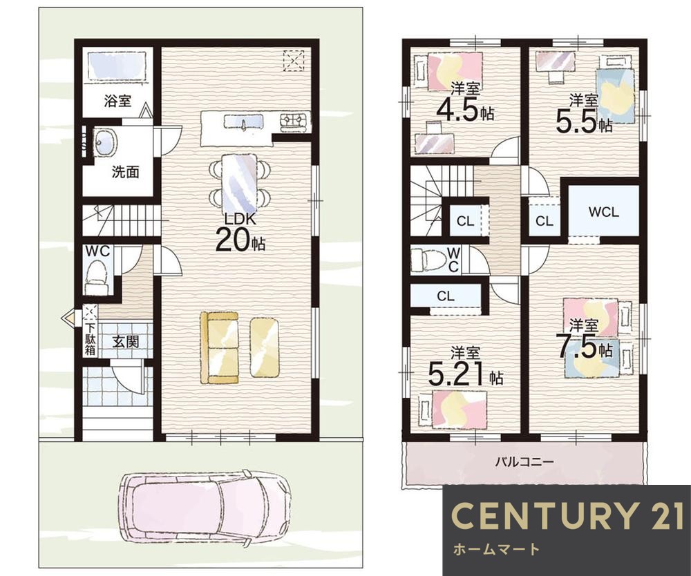 新築戸建 NEW一戸建て小倉町蓮池（小倉駅） 3998万円の詳細情報 京都府宇治市小倉町蓮池 写真14 センチュリー21ホームマート