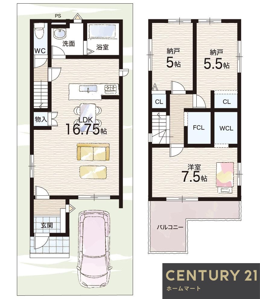 新築戸建 一戸建て京都市右京区嵯峨野南浦町 一戸建て 全１２邸第５期の詳細情報 京都府京都市右京区嵯峨野南浦町 写真24 センチュリー21ホームマート