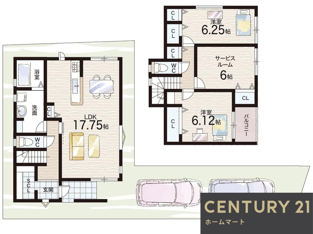 新築戸建 NEW一戸建て上野東３（少路駅） 4980万円・6180万円の詳細情報 大阪府豊中市上野東３ 写真15 センチュリー21ホームマート