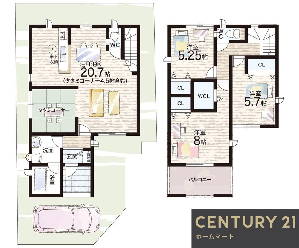 新築戸建 一戸建て交野市私市6丁目 全2邸 一戸建て 14期の詳細情報 大阪府交野市私市６ 写真23 センチュリー21ホームマート