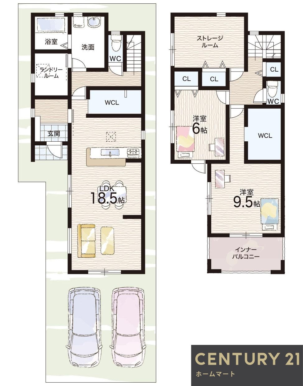 新築戸建 一戸建て田部町（天理駅） 2580万円・3180万円の詳細情報 奈良県天理市田部町 写真13 センチュリー21ホームマート