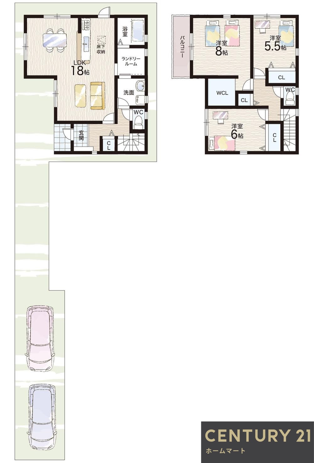 新築戸建 一戸建て田部町（天理駅） 2580万円・3180万円の詳細情報 奈良県天理市田部町 写真15 センチュリー21ホームマート