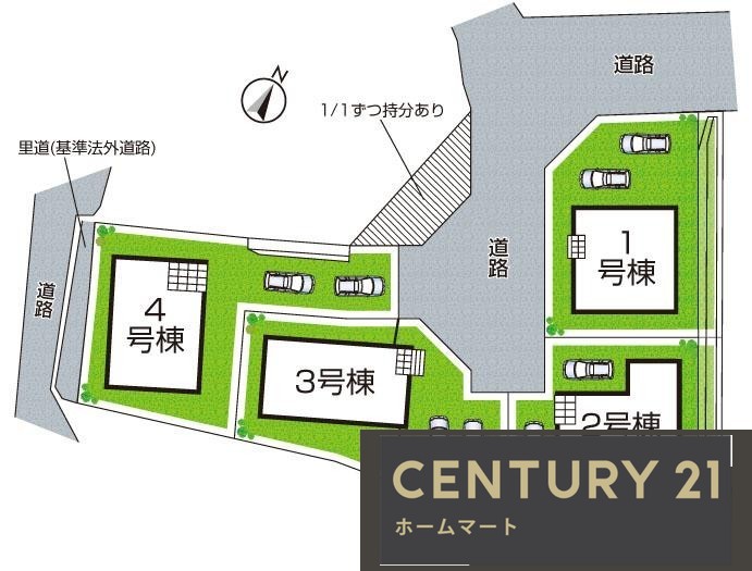 新築戸建 NEW一戸建て九条町（九条駅） 2880万円～3180万円の詳細情報 奈良県大和郡山市九条町 写真11 センチュリー21ホームマート