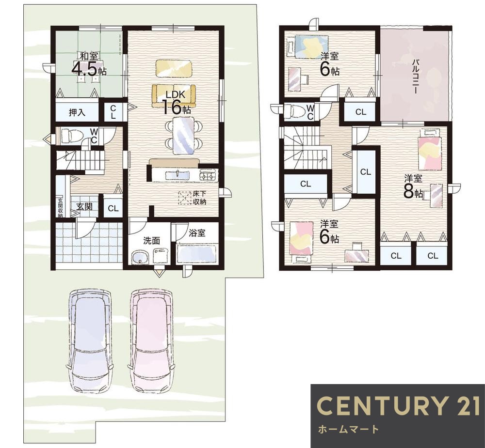 新築戸建 一戸建て彦富町（稲枝駅） 2680万円の詳細情報 滋賀県彦根市彦富町 写真14 センチュリー21ホームマート