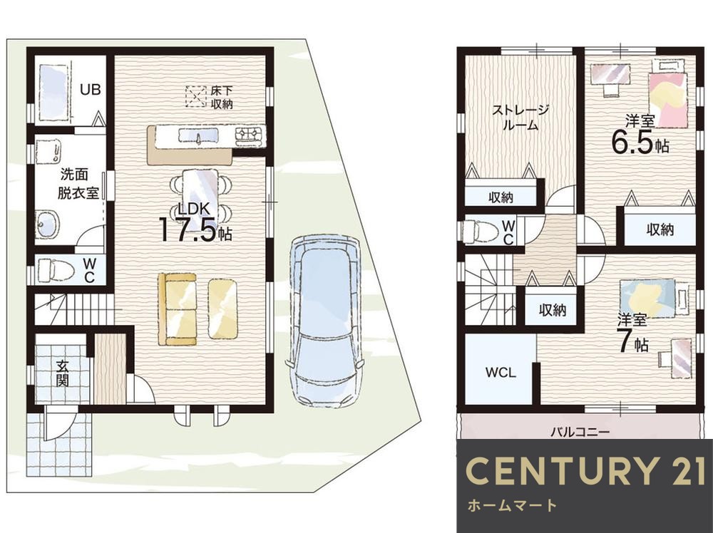 新築戸建 一戸建て八尾市小畑町 全４邸 一戸建て第７期の詳細情報 大阪府八尾市小畑町２ 写真16 センチュリー21ホームマート
