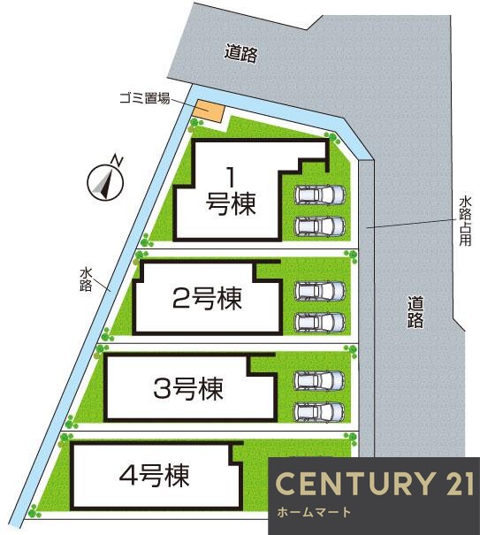 新築戸建 NEW一戸建て安倉南４ 3980万円～4280万円の詳細情報 兵庫県宝塚市安倉南４ 写真9 センチュリー21ホームマート