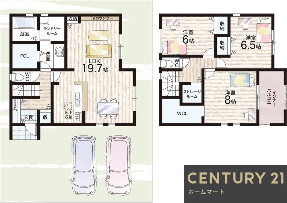 新築戸建 一戸建て橿原市城殿町 全6邸 一戸建て第7期の詳細情報 奈良県橿原市城殿町 写真16 センチュリー21ホームマート