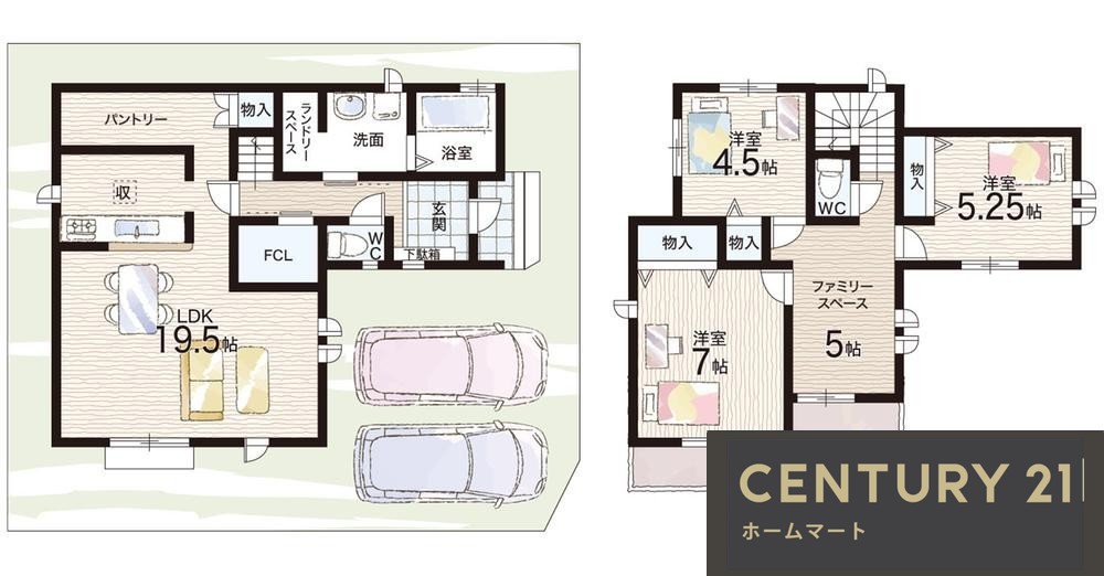 新築戸建 NEW一戸建て羽曳が丘西５ 3590万円～3890万円の詳細情報 大阪府羽曳野市羽曳が丘西５ 写真15 センチュリー21ホームマート