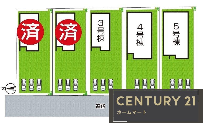 新築戸建 NEW一戸建て大字大豆越（巻向駅） 2980万円～3180万円の詳細情報 奈良県桜井市大字大豆越 写真14 センチュリー21ホームマート