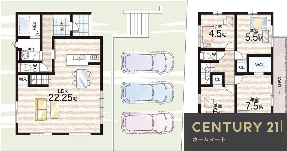 新築戸建 NEW一戸建て国分２ 3598万円の詳細情報 滋賀県大津市国分２ 写真13 センチュリー21ホームマート
