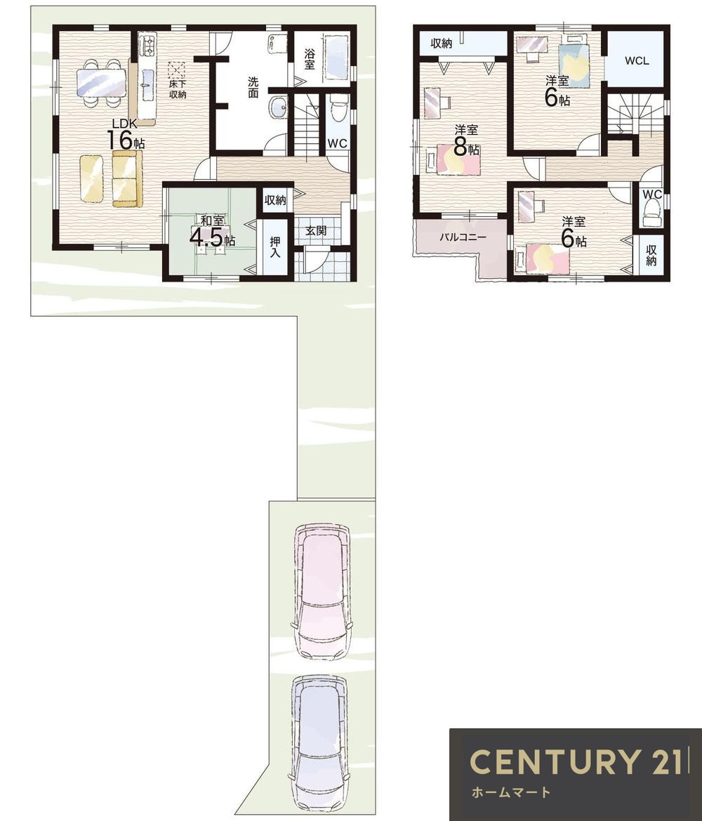 新築戸建 一戸建て千鳥が丘２ 2980万円・3480万円の詳細情報 兵庫県神戸市垂水区千鳥が丘２ 写真15 センチュリー21ホームマート