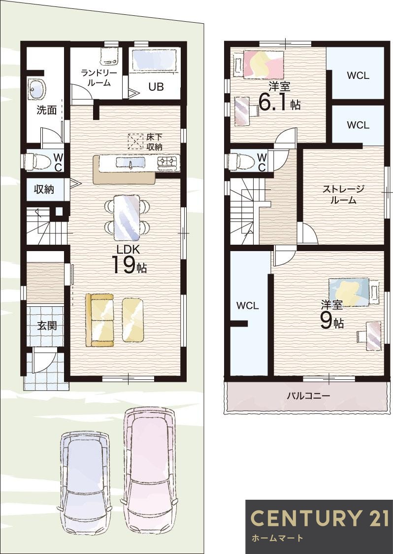 新築戸建 一戸建て松原市南新町 全６邸 一戸建ての詳細情報 大阪府松原市南新町１ 写真14 センチュリー21ホームマート