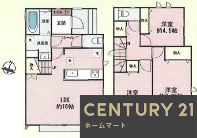 新築戸建 NEW一戸建て日置荘西町６（初芝駅） 3090万円～3590万円の詳細情報 大阪府堺市東区日置荘西町６ 写真14 センチュリー21ホームマート