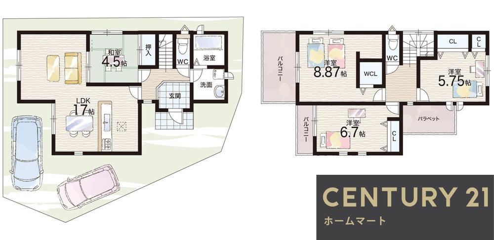 新築戸建 一戸建て浜寺諏訪森町東３（諏訪ノ森駅） 4280万円・4380万円の詳細情報 大阪府堺市西区浜寺諏訪森町東３ 写真14 センチュリー21ホームマート