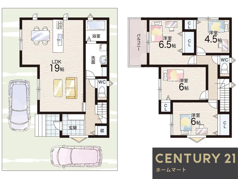 新築戸建 一戸建て奈良市学園大和町2丁目 全2邸 一戸建て第1期の詳細情報 奈良県奈良市学園大和町２ 写真24 センチュリー21ホームマート