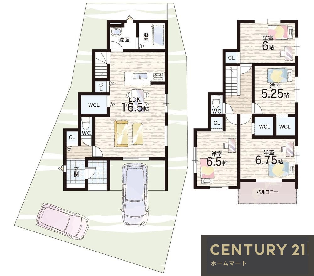 新築戸建 NEW一戸建て南野北３（新伊丹駅） 4898万円の詳細情報 兵庫県伊丹市南野北３ 写真9 センチュリー21ホームマート
