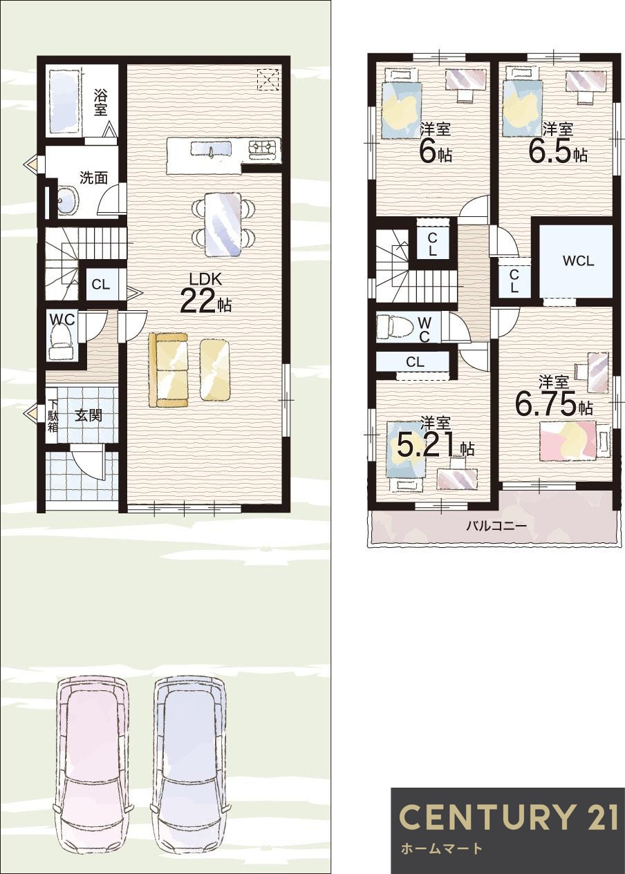 新築戸建 一戸建て小柿２（栗東駅） 3898万円の詳細情報 滋賀県栗東市小柿２ 写真13 センチュリー21ホームマート