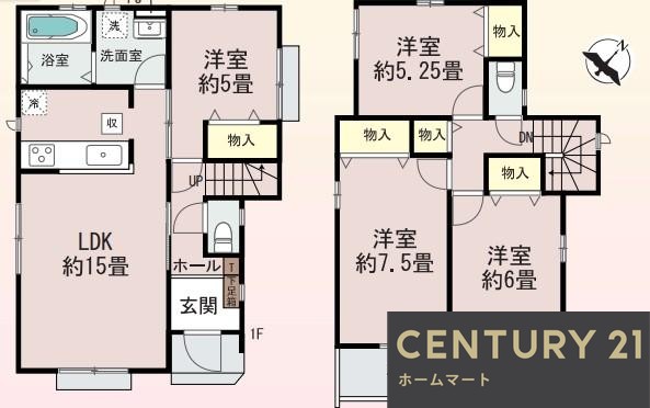 新築戸建 一戸建て枚方市東香里 全2邸 一戸建ての詳細情報 大阪府枚方市東香里１ 写真24 センチュリー21ホームマート
