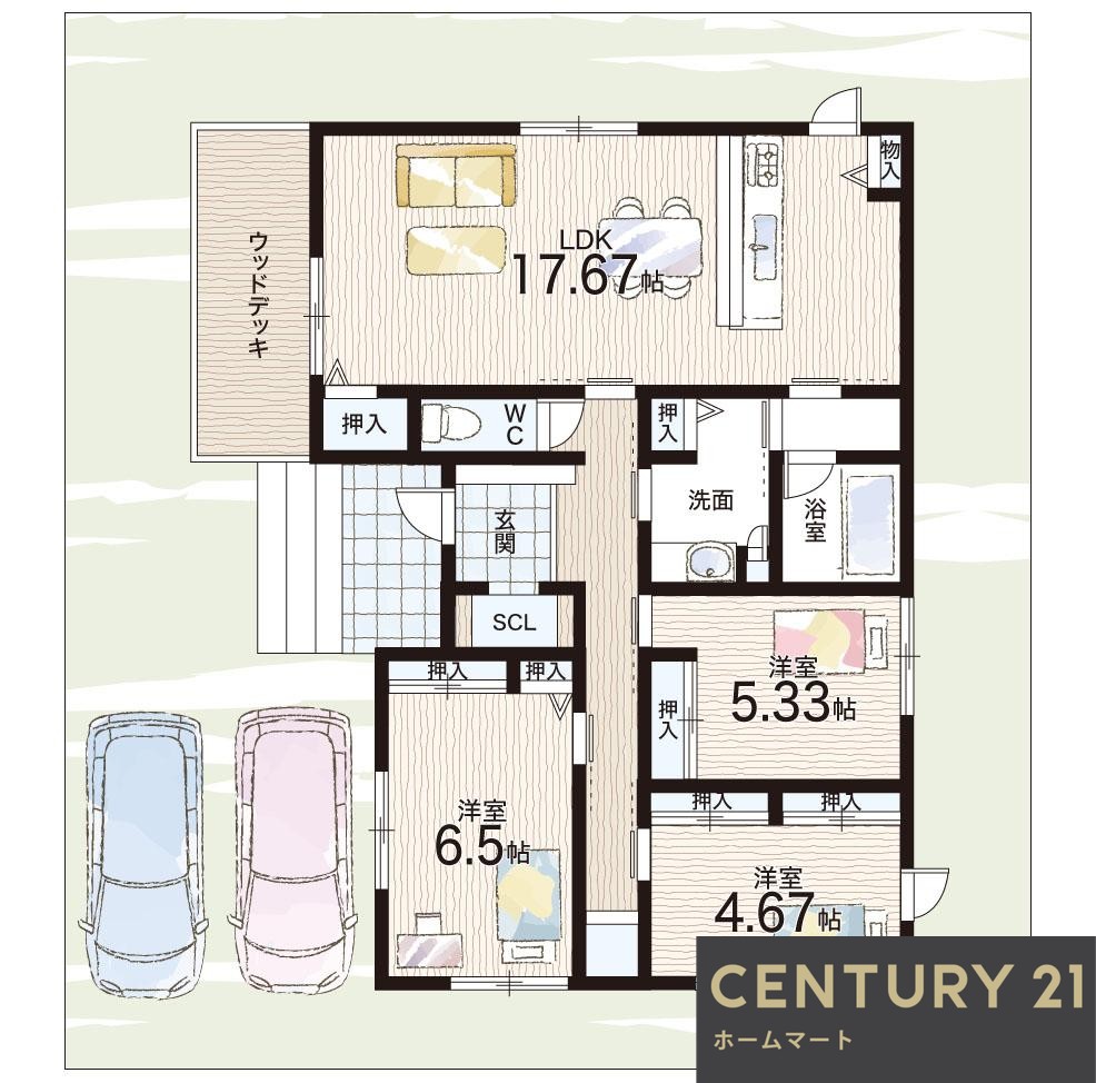 新築戸建 一戸建てあやの台２ 3080万円の詳細情報 和歌山県橋本市あやの台２-57-11 写真10 センチュリー21ホームマート