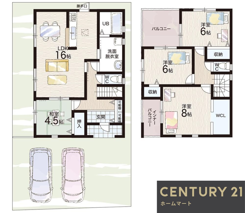 新築戸建 一戸建て大和郡山市下三橋町 全2邸 一戸建て第4期の詳細情報 奈良県大和郡山市下三橋町 写真23 センチュリー21ホームマート