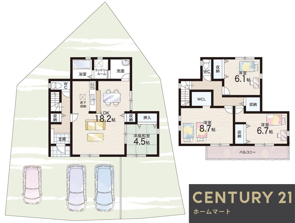 新築戸建 一戸建て出口５（光善寺駅） 5480万円の詳細情報 大阪府枚方市出口５ 写真5 センチュリー21ホームマート