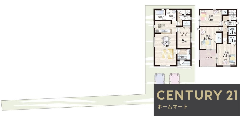 新築戸建 一戸建て大字下牧（畠田駅） 2380万円の詳細情報 奈良県北葛城郡上牧町大字下牧 写真11 センチュリー21ホームマート