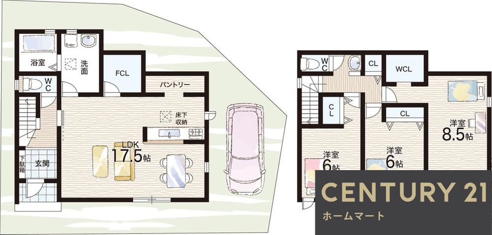 新築戸建 NEW一戸建て岡山町 2680万円の詳細情報 大阪府岸和田市岡山町 写真11 センチュリー21ホームマート