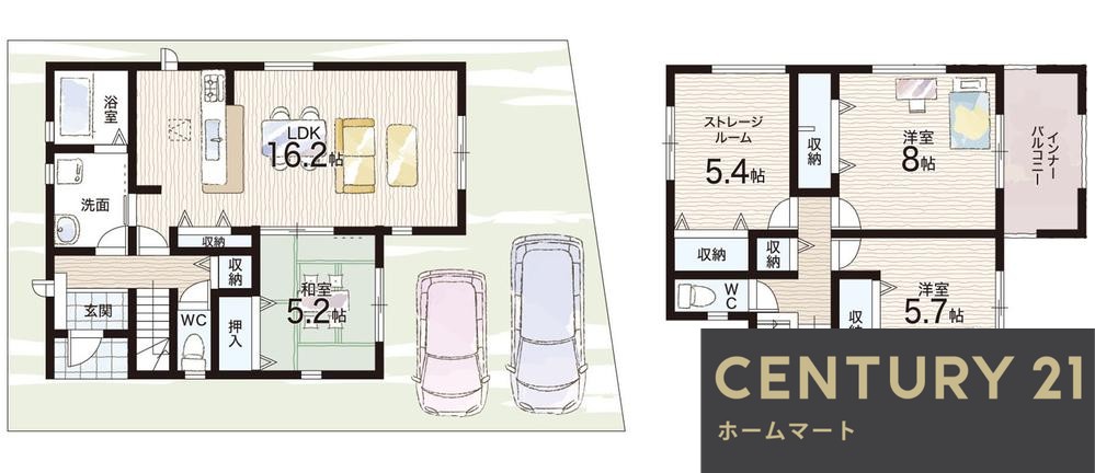 新築戸建 一戸建て鶴原３（鶴原駅） 2780万円・2980万円の詳細情報 大阪府泉佐野市鶴原３ 写真15 センチュリー21ホームマート