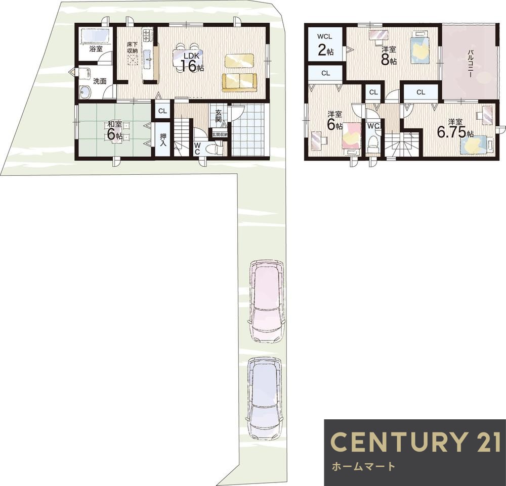新築戸建 NEW一戸建て中山町 3280万円・3380万円の詳細情報 奈良県奈良市中山町 写真13 センチュリー21ホームマート