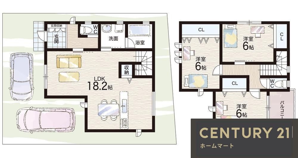 新築戸建 NEW一戸建て国分東条町（河内国分駅） 2750万円～2880万円の詳細情報 大阪府柏原市国分東条町 写真14 センチュリー21ホームマート