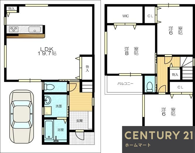 新築戸建 一戸建て大矢船北町 3680万円の詳細情報 大阪府河内長野市大矢船北町 写真24 センチュリー21ホームマート