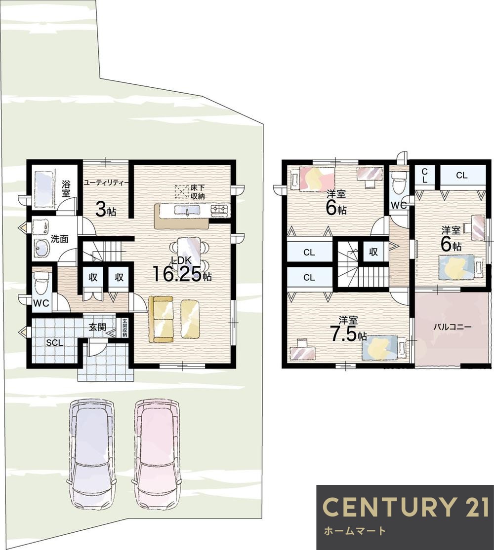 新築戸建 一戸建て小泉町（大和小泉駅） 2680万円・2780万円の詳細情報 奈良県大和郡山市小泉町 写真12 センチュリー21ホームマート