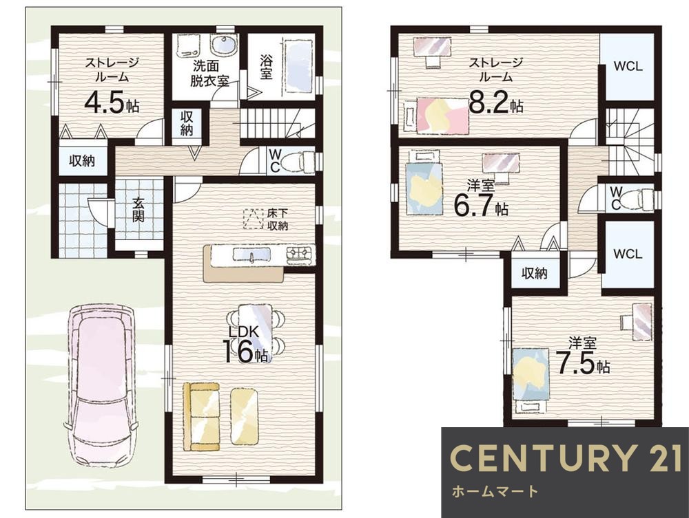 新築戸建 一戸建て大美野（萩原天神駅） 3680万円～4080万円の詳細情報 大阪府堺市東区大美野 写真11 センチュリー21ホームマート