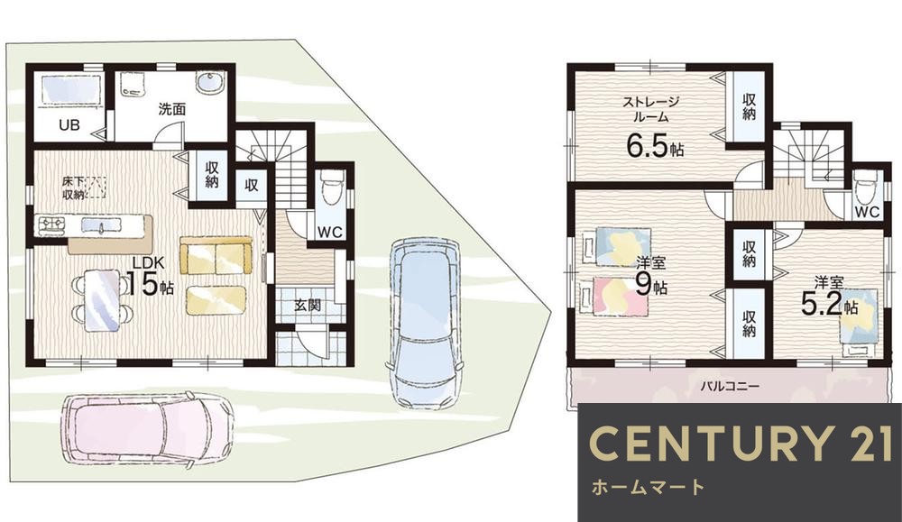 新築戸建 一戸建て大美野（萩原天神駅） 3680万円～4080万円の詳細情報 大阪府堺市東区大美野 写真15 センチュリー21ホームマート