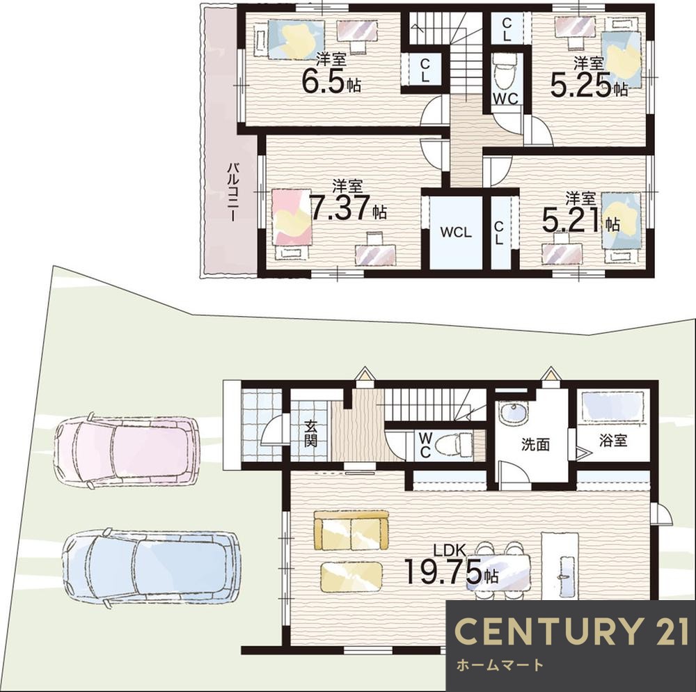 新築戸建 一戸建て富田町５（富田駅） 5298万円・5398万円の詳細情報 大阪府高槻市富田町５ 写真8 センチュリー21ホームマート