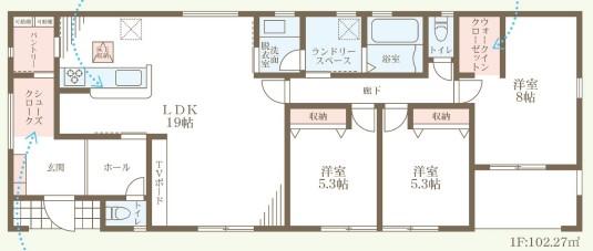 新築戸建 NEW一戸建て成田東町 5480万円の詳細情報 大阪府寝屋川市成田東町 写真5 センチュリー21ホームマート