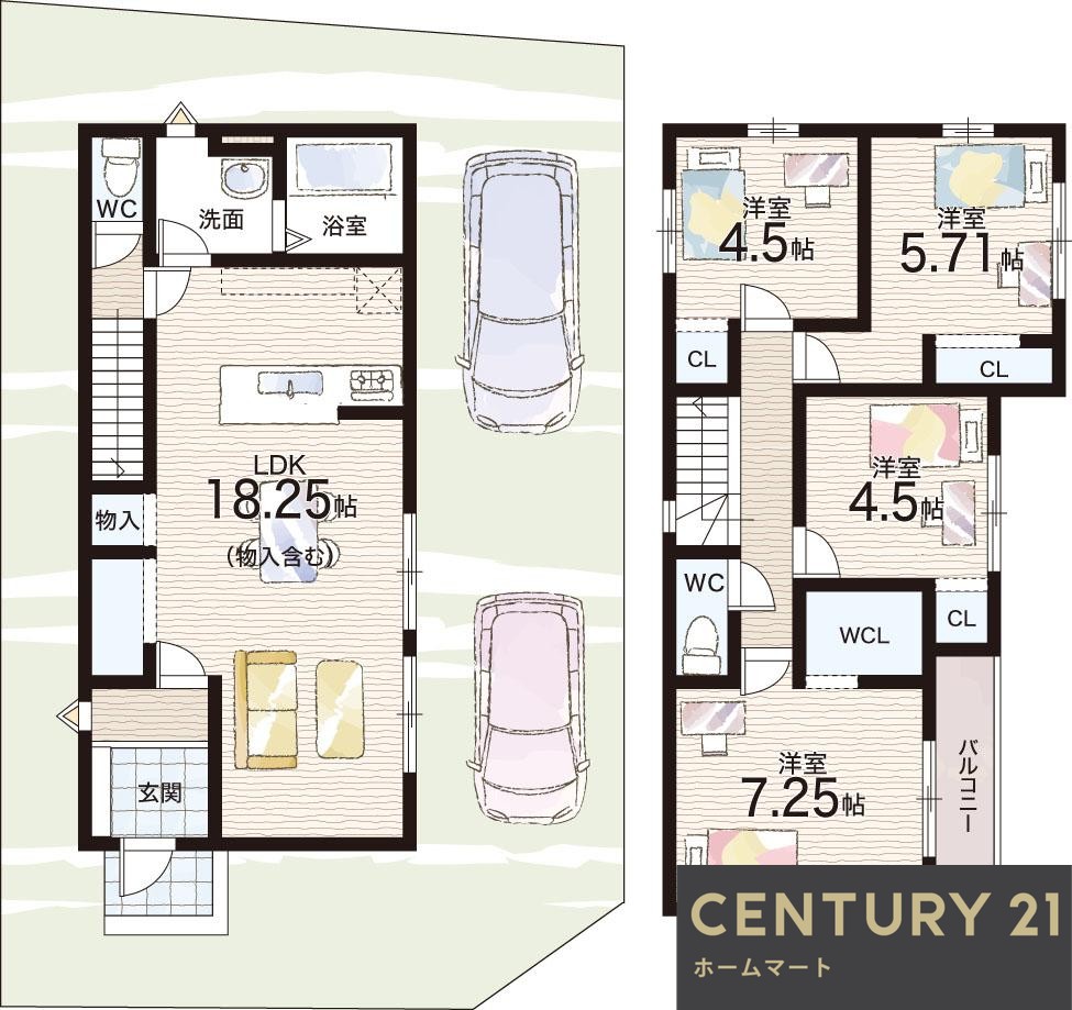 新築戸建 一戸建て成田東町（香里園駅） 4398万円の詳細情報 大阪府寝屋川市成田東町 写真5 センチュリー21ホームマート