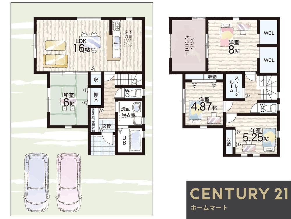新築戸建 一戸建て天理市田井庄町 全2邸 一戸建て第2期の詳細情報 奈良県天理市田井庄町 写真24 センチュリー21ホームマート