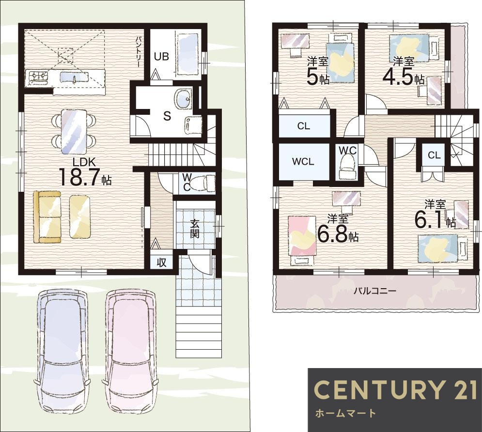 新築戸建 一戸建て赤坂台５（栂・美木多駅） 3398万円の詳細情報 大阪府堺市南区赤坂台５ 写真13 センチュリー21ホームマート