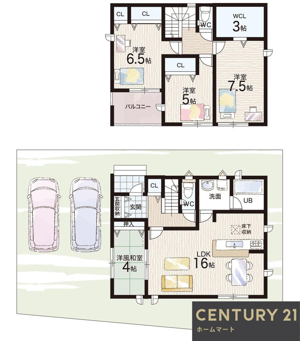 新築戸建 一戸建て天理市杉本町 全4邸 一戸建て第2期の詳細情報 奈良県天理市杉本町 写真17 センチュリー21ホームマート