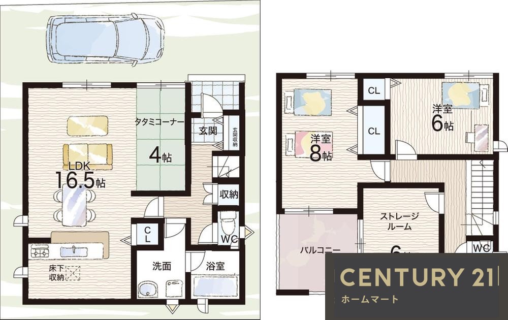 新築戸建 一戸建て立部２（河内松原駅） 3080万円～3380万円の詳細情報 大阪府松原市立部２ 写真12 センチュリー21ホームマート