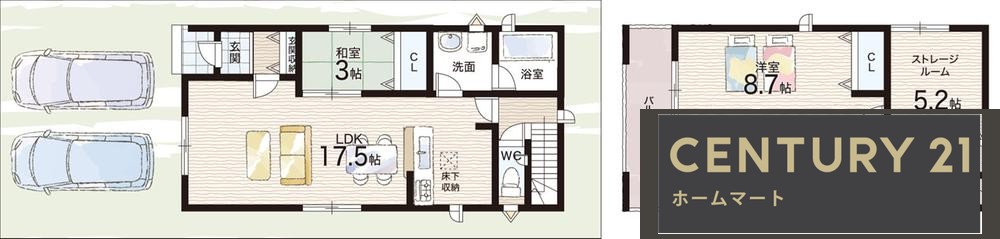 新築戸建 一戸建て立部２（河内松原駅） 3080万円～3380万円の詳細情報 大阪府松原市立部２ 写真14 センチュリー21ホームマート