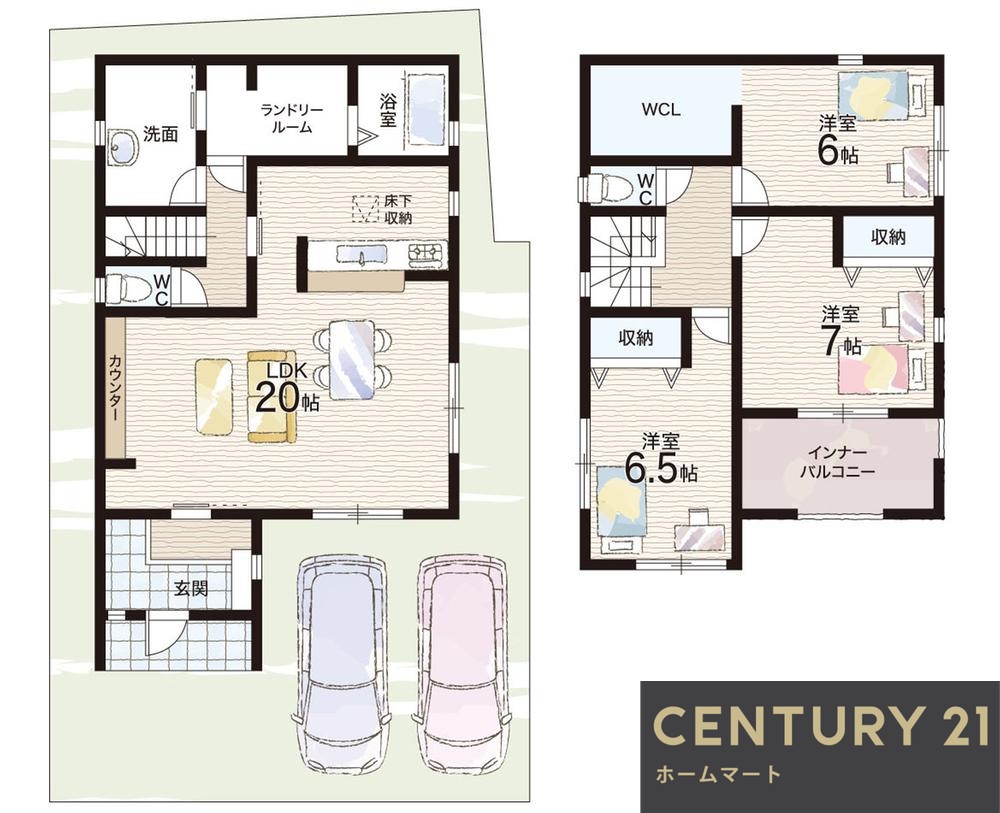 新築戸建 一戸建て磯上町２（忠岡駅） 3280万円・3380万円の詳細情報 大阪府岸和田市磯上町２ 写真13 センチュリー21ホームマート