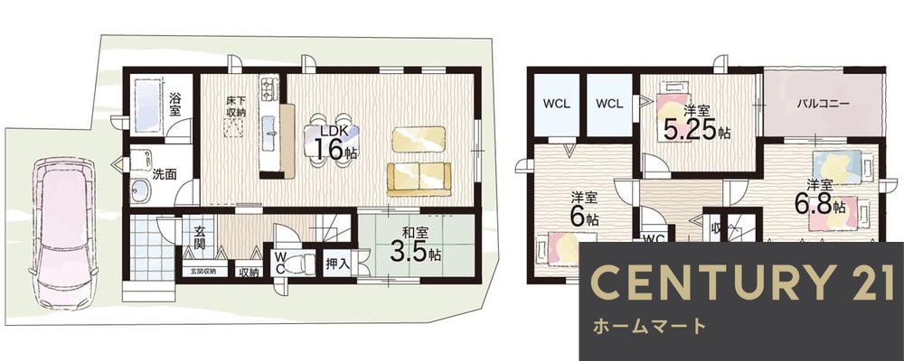 新築戸建 一戸建て長尾峠町 2880万円～3180万円の詳細情報 大阪府枚方市長尾峠町34-18 写真16 センチュリー21ホームマート