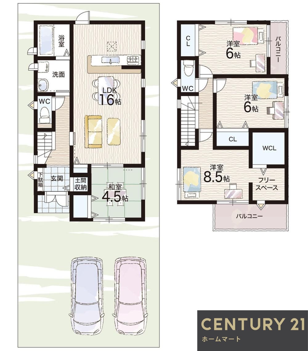 新築戸建 一戸建て奈良市鳥見町2丁目 全3邸 一戸建て第9期の詳細情報 奈良県奈良市鳥見町２ 写真12 センチュリー21ホームマート