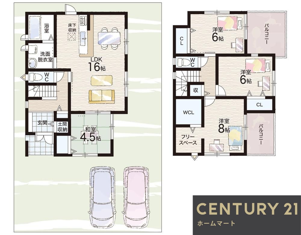 新築戸建 一戸建て奈良市鳥見町2丁目 全3邸 一戸建て第9期の詳細情報 奈良県奈良市鳥見町２ 写真8 センチュリー21ホームマート