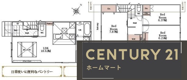 新築戸建 NEW一戸建て香里ケ丘５ 4490万円・4690万円の詳細情報 大阪府枚方市香里ケ丘５ 写真8 センチュリー21ホームマート