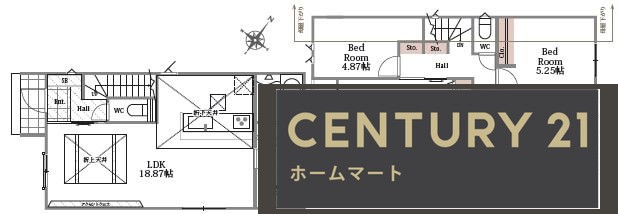 新築戸建 NEW一戸建て香里ケ丘５ 4490万円・4690万円の詳細情報 大阪府枚方市香里ケ丘５ 写真9 センチュリー21ホームマート