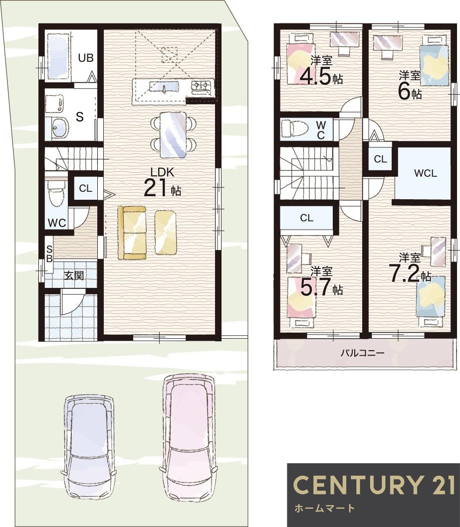 新築戸建 一戸建て家原寺町１（津久野駅） 3799万円～4299万円の詳細情報 大阪府堺市西区家原寺町１ 写真13 センチュリー21ホームマート